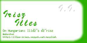 irisz illes business card